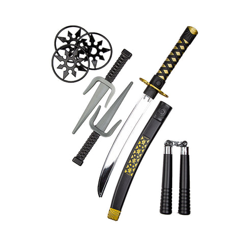 Wicked Costumes 8-delige Ninja-set wapenset kind