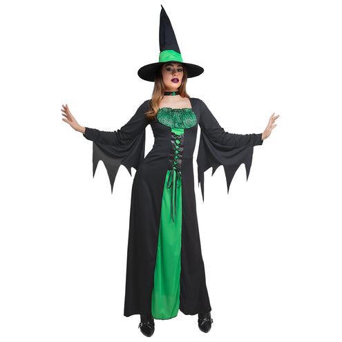 Wicked Costumes Betoverende Heks - Groen