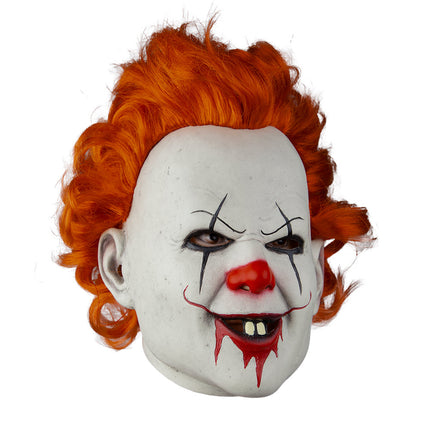 Wicked Costumes Clown masker Roodharig