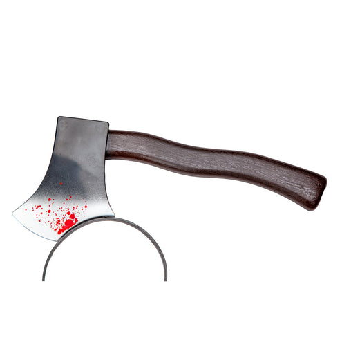 Wicked Costumes Diadeem bijl in hoofd