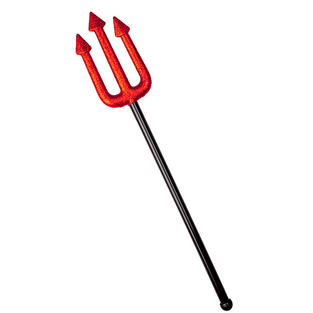 Wicked Costumes Duivels Drietand - Rood Sparkle
