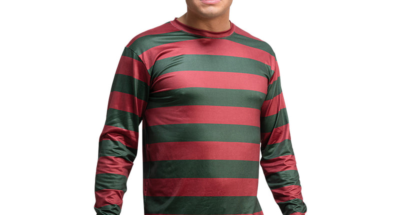Wicked Costumes Freddy krueger shirt rood groen