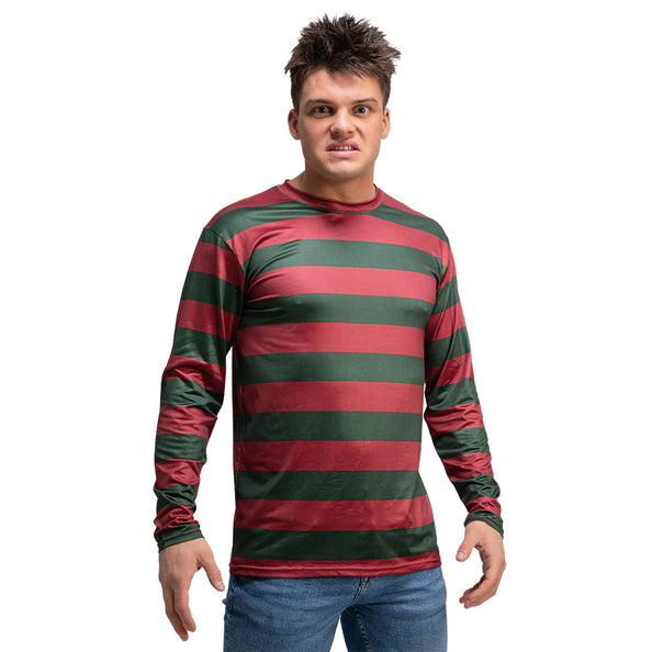 Wicked Costumes Freddy krueger shirt rood groen