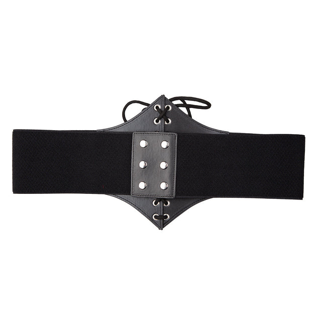 Wicked Costumes Gothic Korset Riem - Zwart
