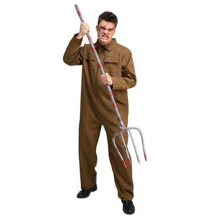 Wicked Costumes Hooivork met bloed 5-delig 150 CM