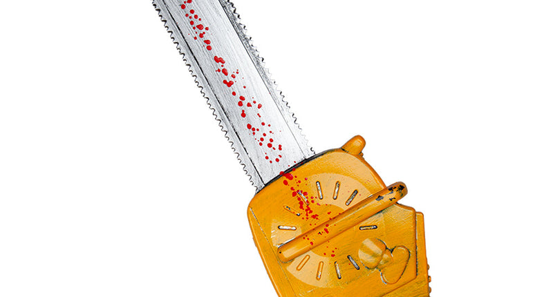 Wicked Costumes Kettingzaag met bloed 54cm