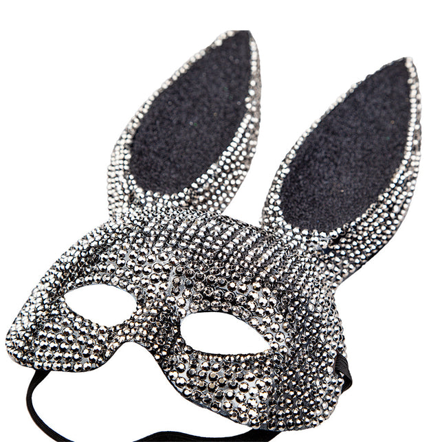 Wicked Costumes Konijnenmasker met bergkristal