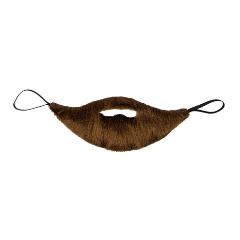 Wicked Costumes Luxe realistische baard - Bruin