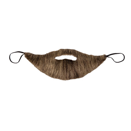 Wicked Costumes Realistische baard deluxe - Grijs