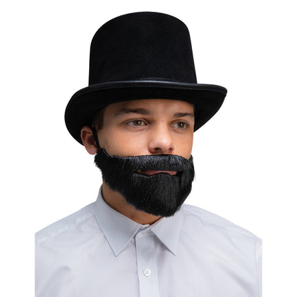 Wicked Costumes Realistische baard deluxe - Zwart