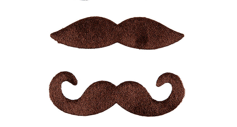 Wicked Costumes Snorren - bruin 4 stuks