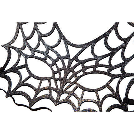 Wicked Costumes Spinnenweb masker Glitter