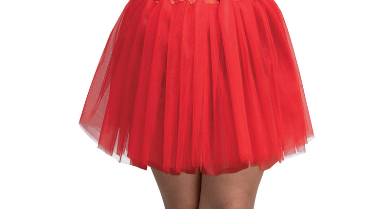 Wicked Costumes Tutu met band Rood