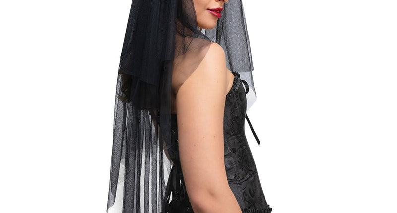 Wicked Costumes Zwarte sluier