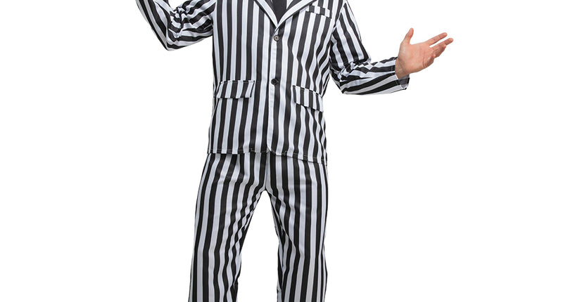 Wicked Costumes Zwart/wit pak blacky whitey