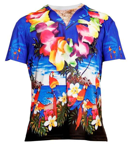 Widmann SRL 3D Hawaii t-shirt man