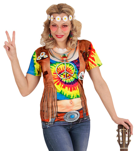 Widmann SRL 3D Hippie shirt Psycho dames