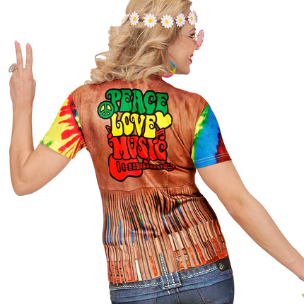 Widmann SRL 3D Hippie shirt Psycho dames