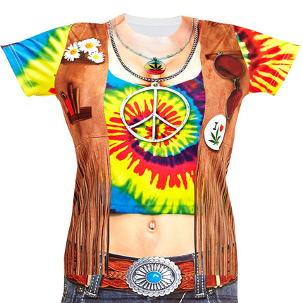 Widmann SRL 3D Hippie shirt Psycho dames