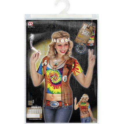 Widmann SRL 3D Hippie shirt Psycho dames