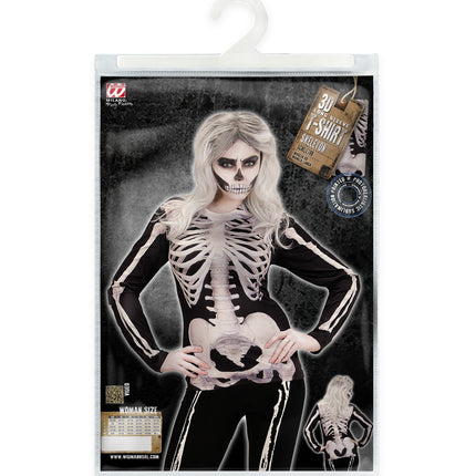 Widmann SRL 3D Skelet shirt vrouw