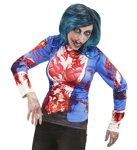 Widmann SRL 3D Zombie shirt volwassenen