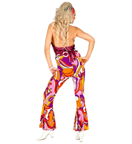 Widmann SRL 70's disco overall, riem en hoofdband