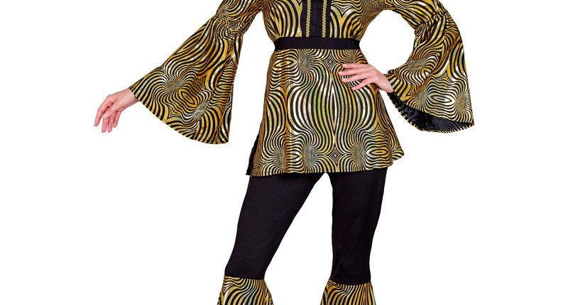 Widmann SRL 70s groovy kostuum goud Babette