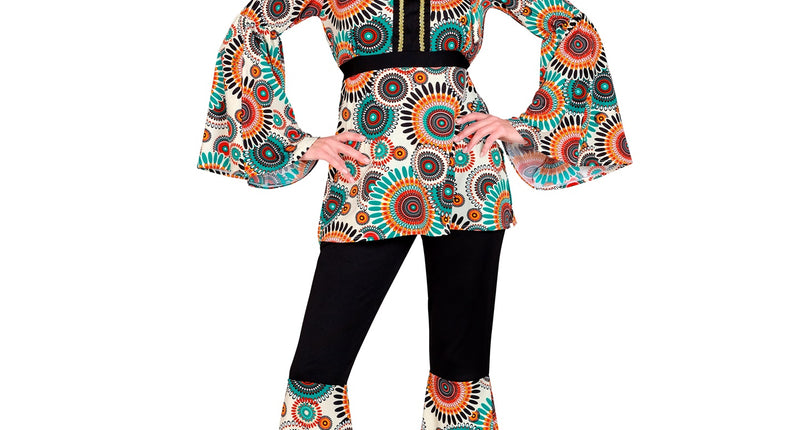 Widmann SRL 70s Hippie kostuum Vintage