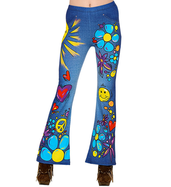 Widmann SRL 70'S LEGGING HIPPIE JEANS S/M