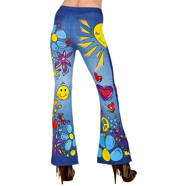 Widmann SRL 70'S LEGGING HIPPIE JEANS S/M