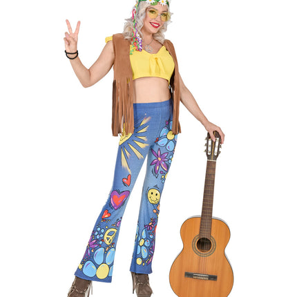 Widmann SRL 70'S LEGGING HIPPIE JEANS S/M