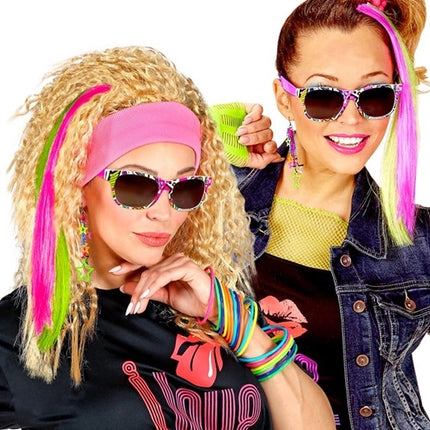 Widmann SRL 80's oorbellen sterren multi Liv