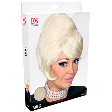 Widmann SRL 80's pruik blond Beehive