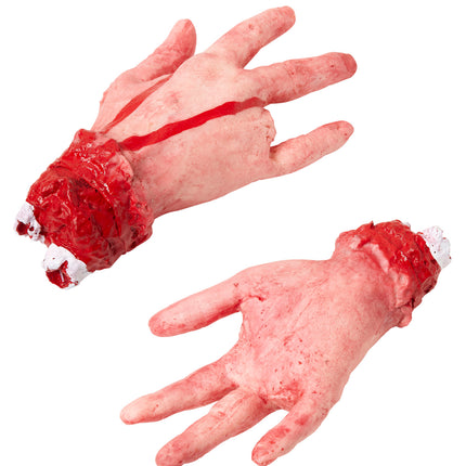 Widmann SRL Afgehakte hand 4 vingers met bloed