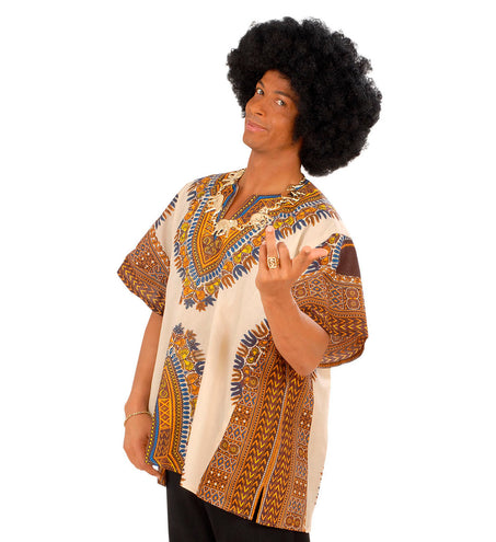 Widmann SRL Afrikaans shirt met motief