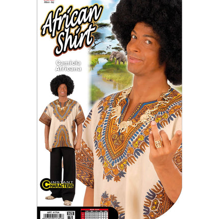 Widmann SRL Afrikaans shirt met motief