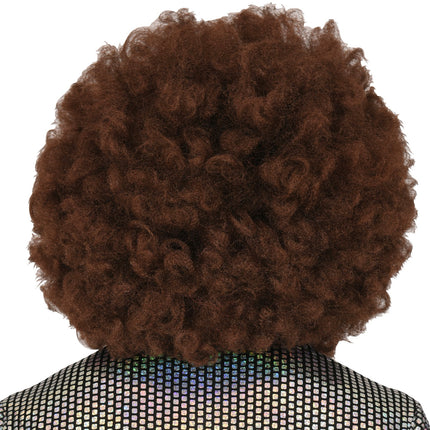 Widmann SRL Afro pruik bruin groot