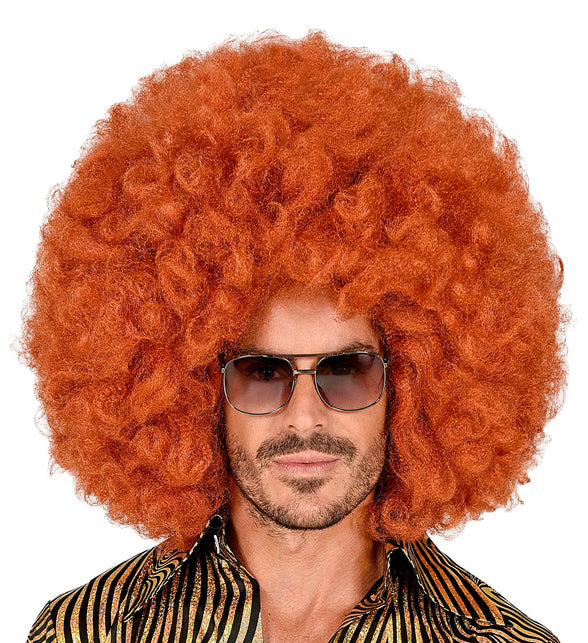 Widmann SRL Afro pruik koper kleur groot