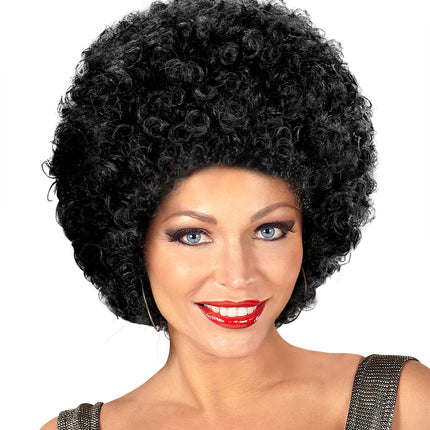 Widmann SRL Afro pruik zwart
