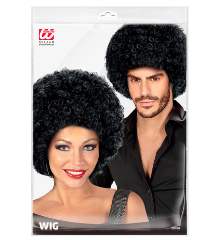 Widmann SRL Afro pruik zwart