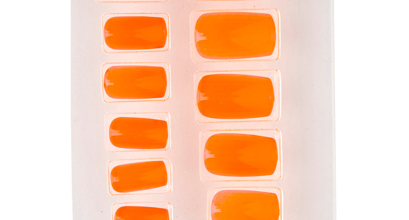 Widmann SRL Airbrush nagels neon oranje