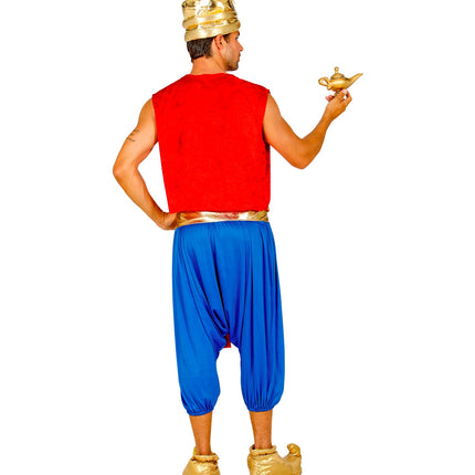 Widmann SRL Aladdin kostuum blauw rood