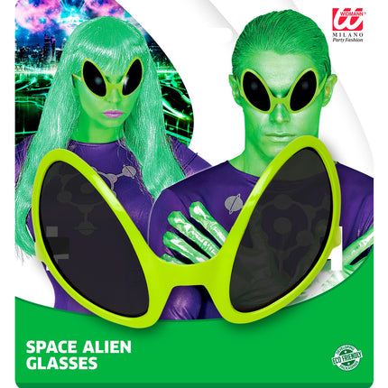 Widmann SRL Alien bril buitenaardse wezens