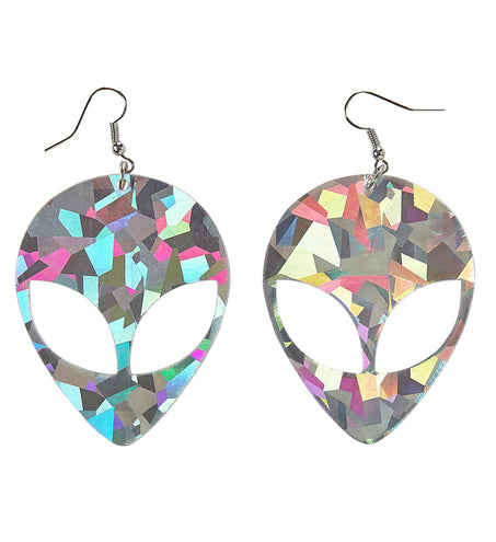 Widmann SRL Alien oorbellen ruimte