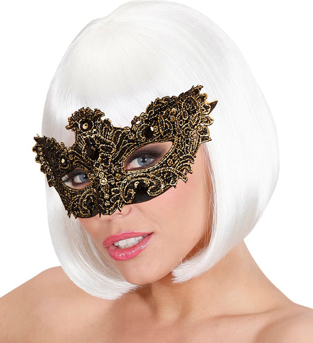 Widmann SRL Antiek gouden Venetiaanse oogmaskertjes