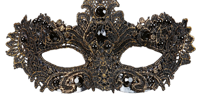 Widmann SRL Antiek gouden Venetiaanse oogmaskertjes