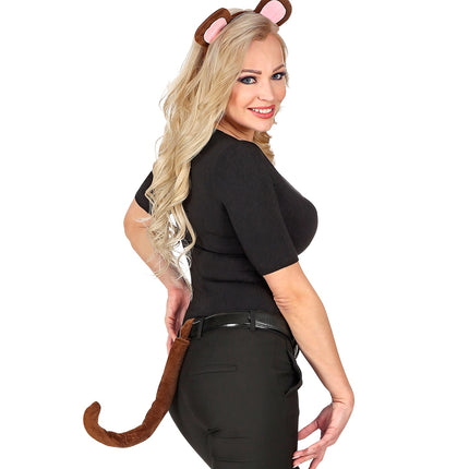 Widmann SRL Apen diadeem met staart