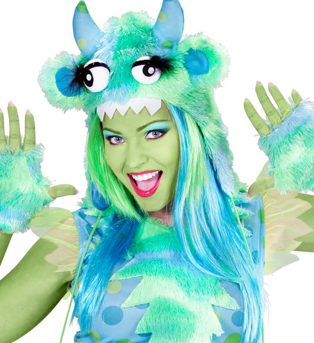 Widmann SRL Aqua schmink groen heks