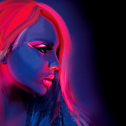 Widmann SRL Aqua schmink neon roze